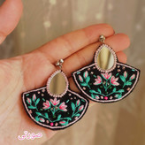 گوشواره گلدوزی بهار